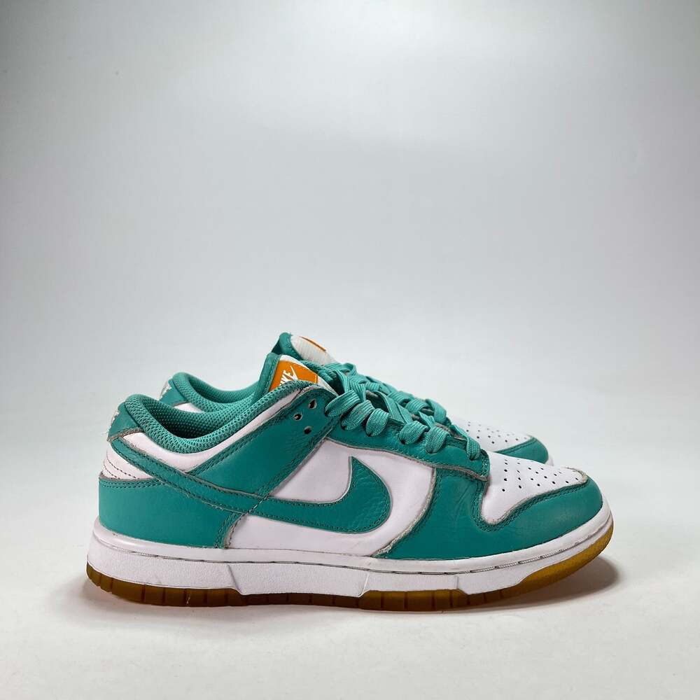 Nike Dunk Low Washed Teal Zeal White Gum Sneakers DV2190-100 Women's Size 7